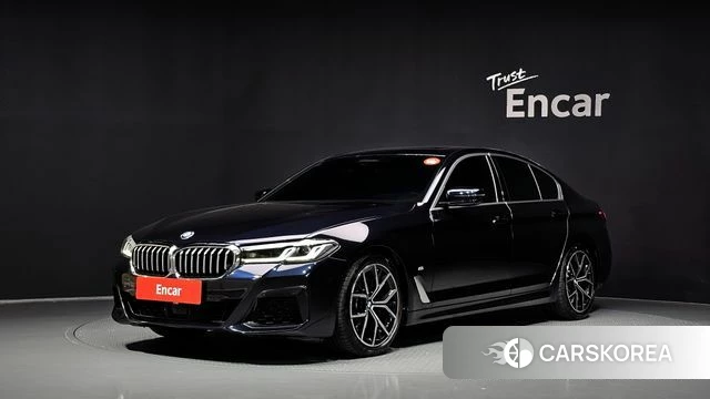BMW 5 Series (G30) 2022 Черный из Кореи