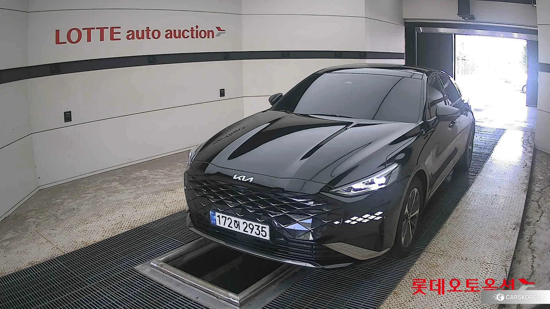 Kia K8 Hybrid 2023 Aurora Black Pearl из Кореи