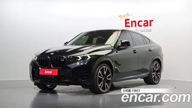 BMW X6 (G06) 2023 Черный из Кореи