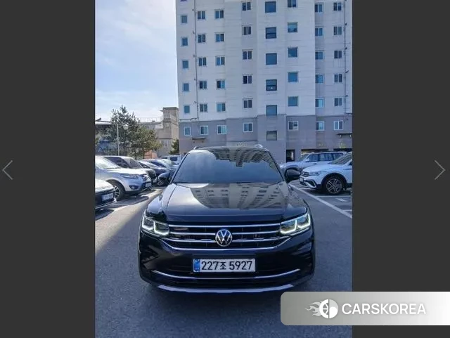 Volkswagen Tiguan second Generation 2021 Черный из Кореи