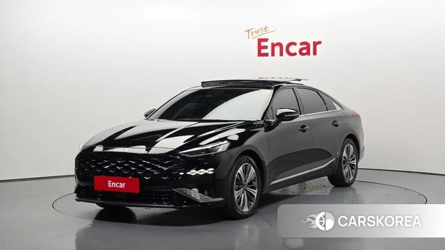 Kia K8 Hybrid 2022 Черный из Кореи