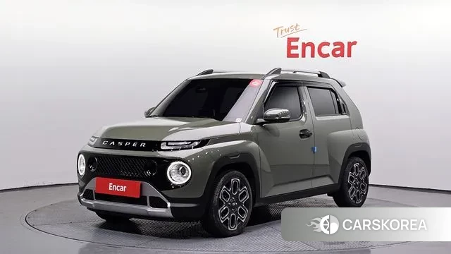 Hyundai Casper 2023 Темно-зеленый из Кореи