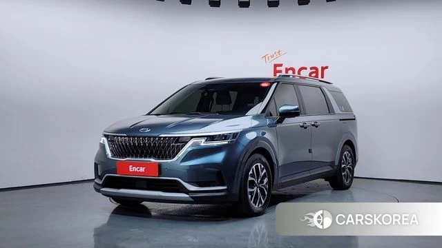 Kia Carnival 4th generation 2021 Небесно-голубой из Кореи