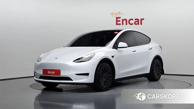 Tesla Model Y 2023 Белый из Кореи