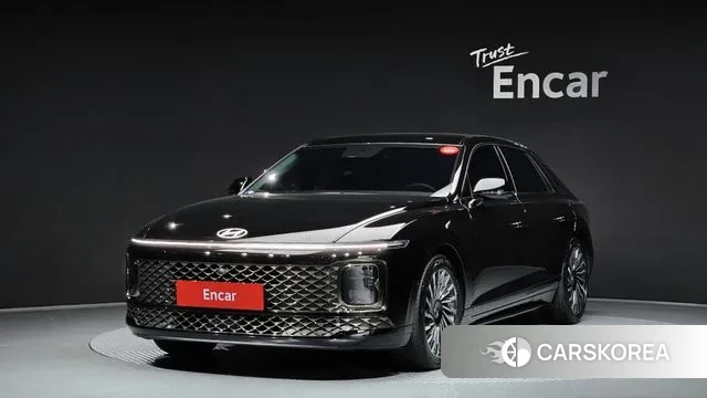 Hyundai Grandeur Hybrid (GN7) 2024 Черный из Кореи