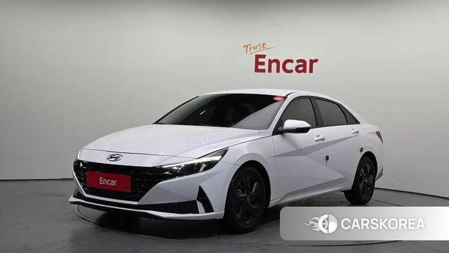 Hyundai Avante (CN7) 2023 Белый из Кореи