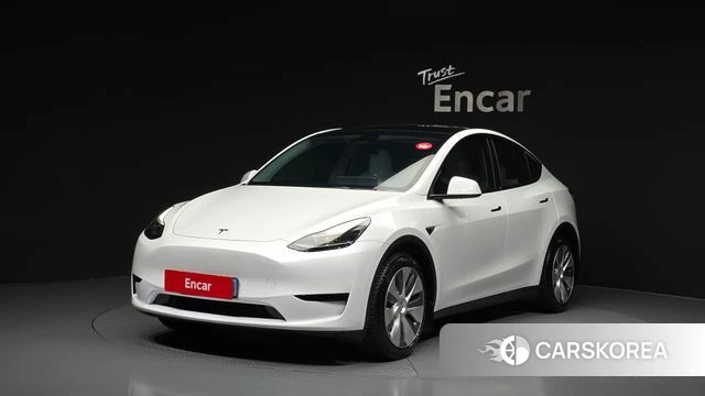 Tesla Model Y 2023 Белый из Кореи
