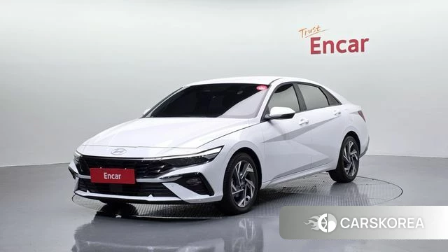 Hyundai The New Avante (CN7) 2024 Белый из Кореи