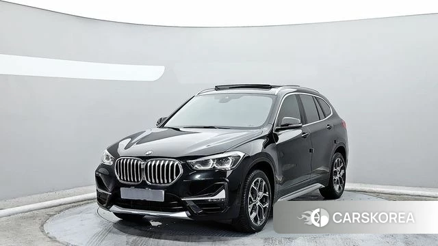 BMW X1 (F48) 2021 Черный из Кореи