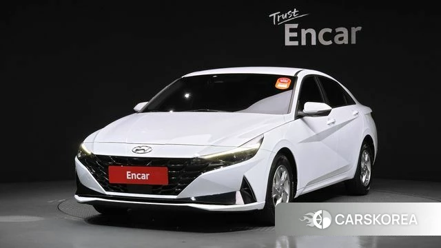 Hyundai Avante (CN7) 2021 Белый из Кореи
