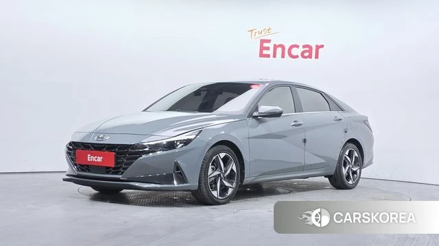 Hyundai Avante Hybrid (CN7) 2021 Серебристо-серый из Кореи
