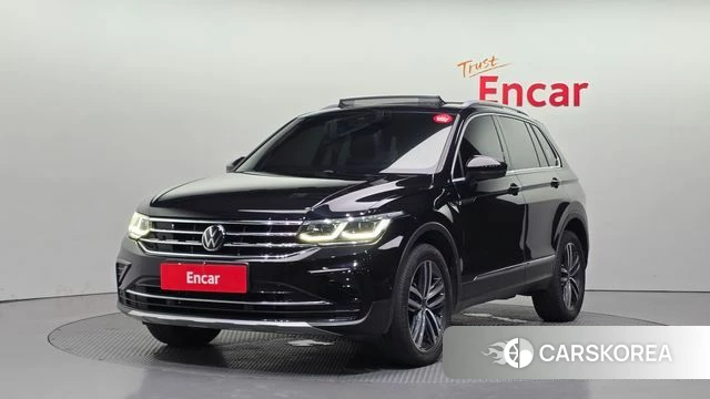 Volkswagen Tiguan second Generation 2022 Черный из Кореи