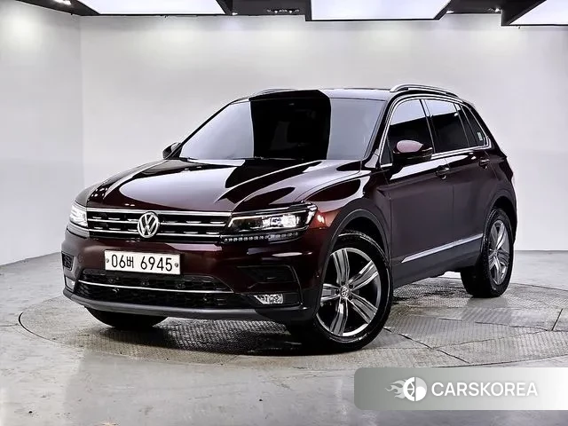 Volkswagen Tiguan second Generation 2018 Фиолетовый из Кореи