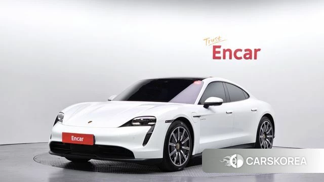 Porsche Taycan 2022 Белый из Кореи
