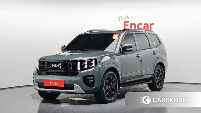 Kia Mohave Master 2023 Синий нефрит из Кореи