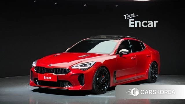 Kia Stinger 2020 Красный из Кореи