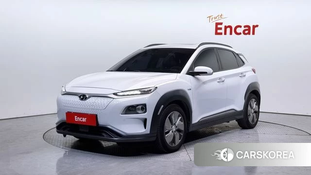 Hyundai Kona Electric 2018 Белый из Кореи