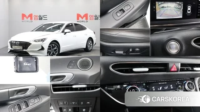 Hyundai Sonata (DN8) 2019 Белый из Кореи