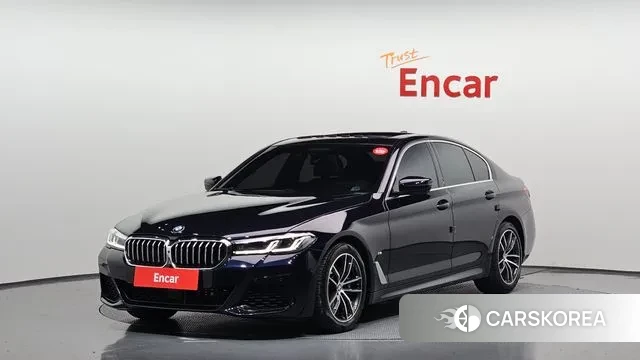 BMW 5 Series (G30) 2023 Черный из Кореи