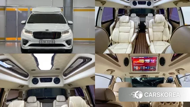 Kia The New Carnival 2018 Белый из Кореи
