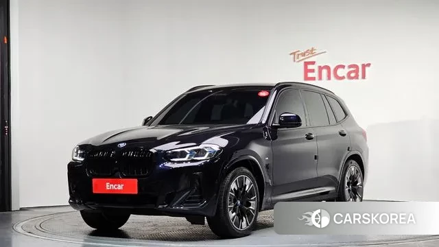 BMW iX3 2023 Черный из Кореи