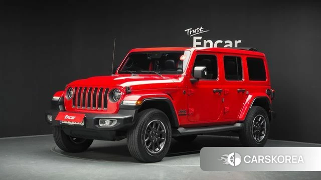 Jeep Wrangler (JL) 2021 Красный из Кореи