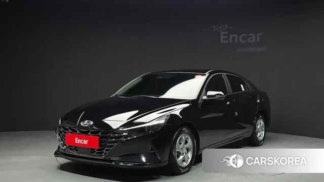 Hyundai Avante (CN7) 2022 Черный из Кореи