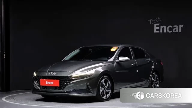 Hyundai Avante Hybrid (CN7) 2021 Серый из Кореи