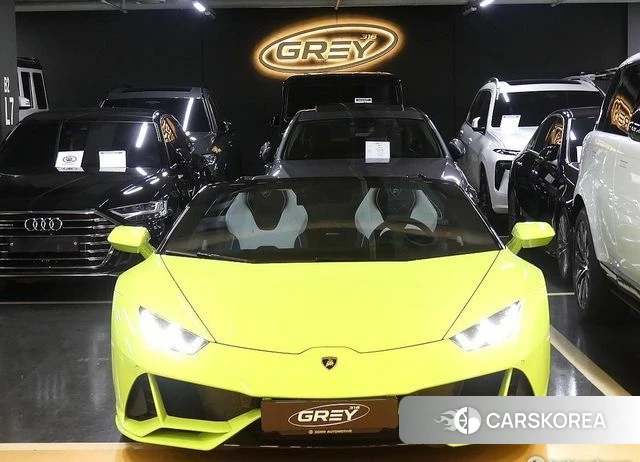 Lamborghini Huracan 2022 Светло-зеленый из Кореи