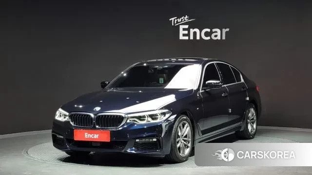 BMW 5 Series (G30) 2018 Синий из Кореи