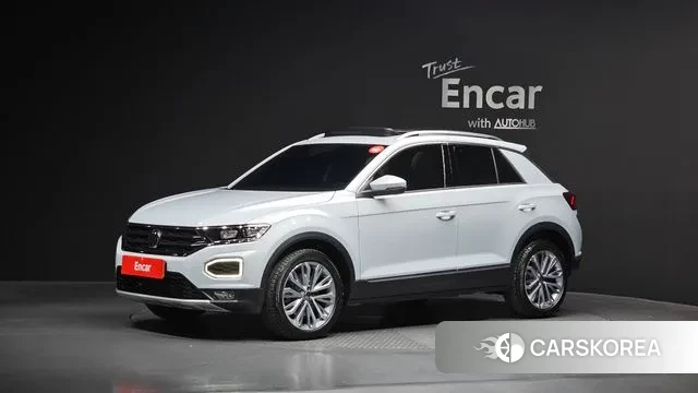 Volkswagen T-Roc 2021 Белый из Кореи