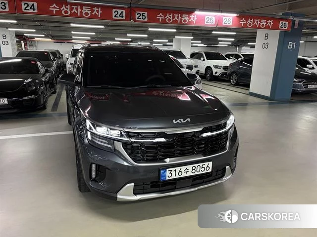 Kia The New Seltos 2023 Серый из Кореи