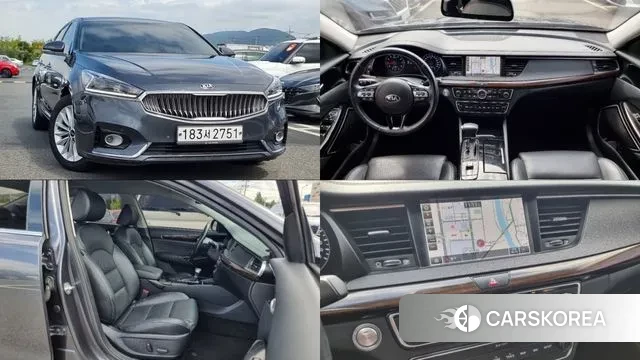 Kia Come New K7 2018 Серый из Кореи