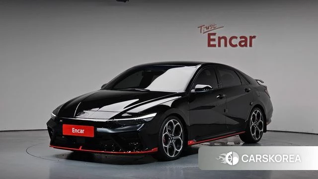 Hyundai The New Avante (CN7) 2024 Черный из Кореи