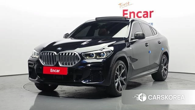 BMW X6 (G06) 2022 Черный из Кореи