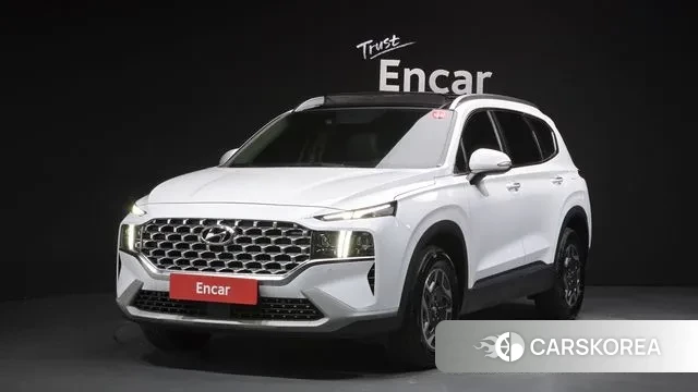 Hyundai The New Santa Fe 2021 Белый из Кореи