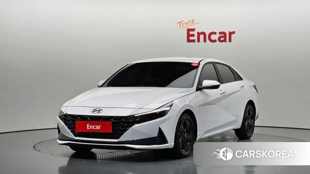 Hyundai Avante (CN7) 2022 Белый из Кореи