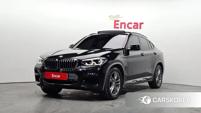 BMW X4 (G02) 2020 Черный из Кореи