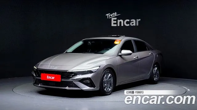 Hyundai The New Avante Hybrid (CN7) 2023 Серебристо-серый из Кореи
