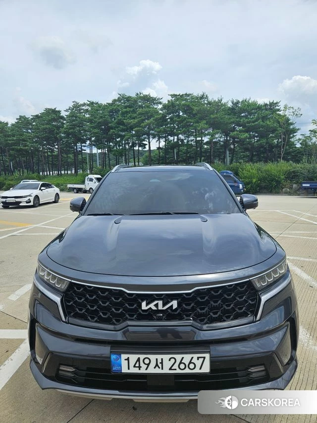Kia Sorento 4th Generation 2022 Серый из Кореи