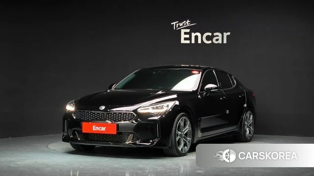 Kia Stinger 2018 Черный из Кореи