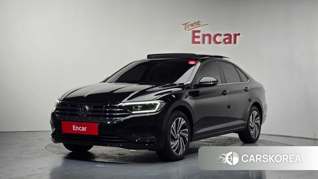 Volkswagen 7th Generation of Jetta 2021 Черный из Кореи