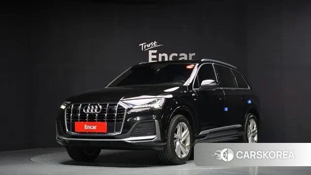 Audi Q7 (4M) 2022 Черный из Кореи