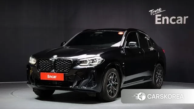 BMW X4 (G02) 2024 Черный из Кореи