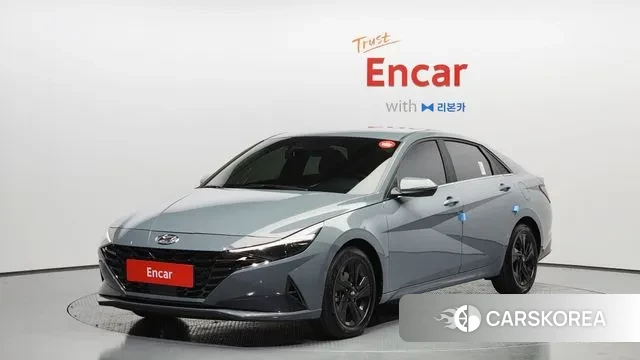 Hyundai Avante Hybrid (CN7) 2022 Серебристо-серый из Кореи