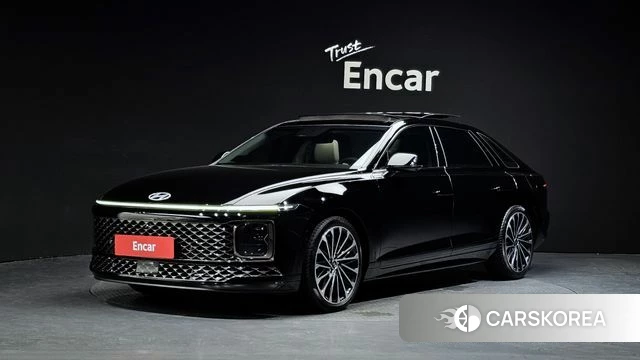 Hyundai Grandeur Hybrid (GN7) 2024 Черный из Кореи