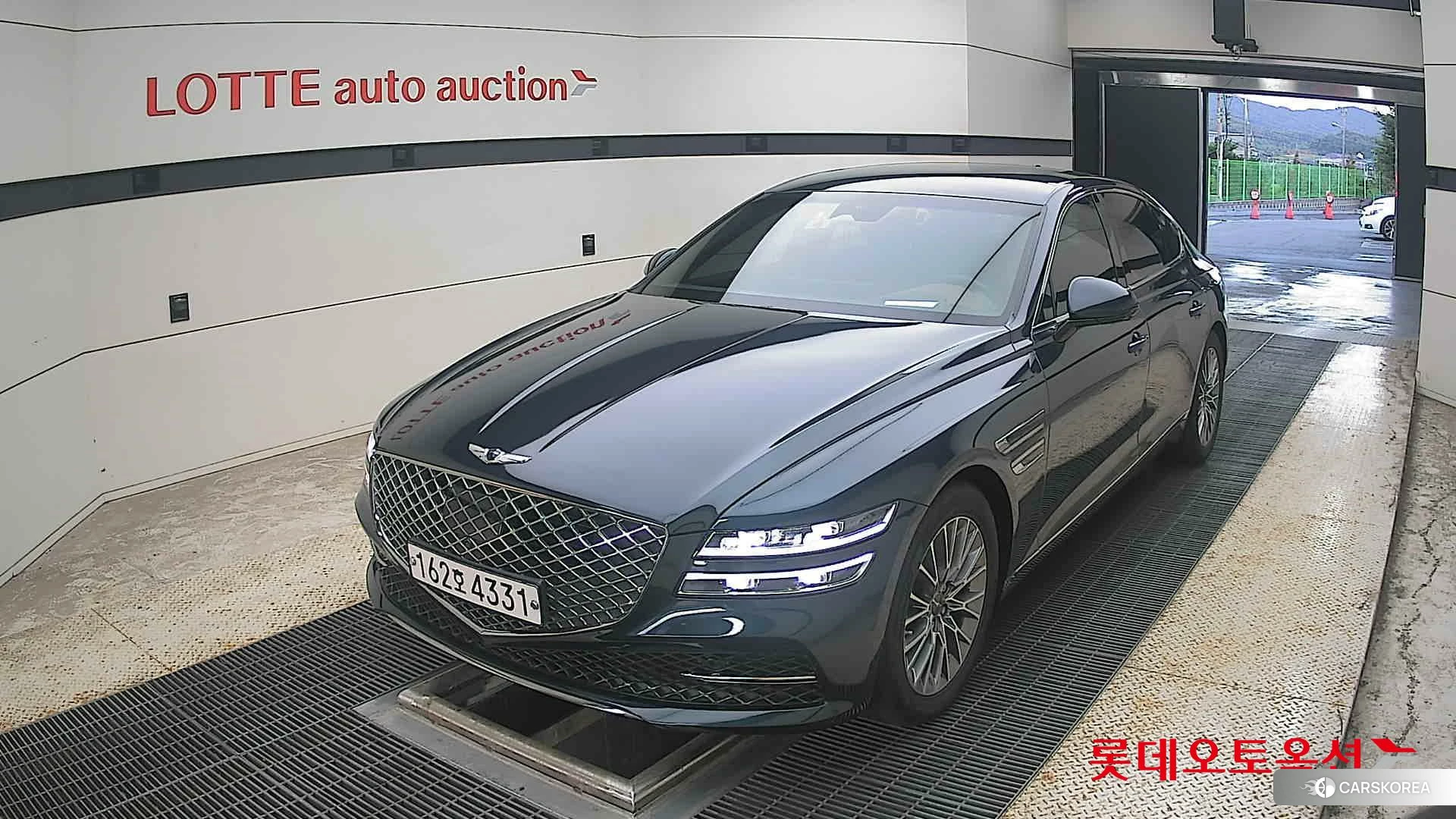 Hyundai G80 2021 Tasman Blue из Кореи