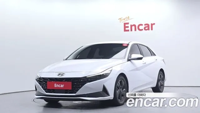 Hyundai Avante (CN7) 2020 Белый из Кореи