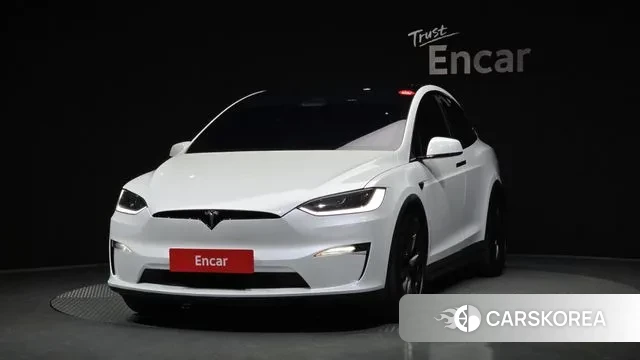 Tesla Model X 2023 Белый из Кореи