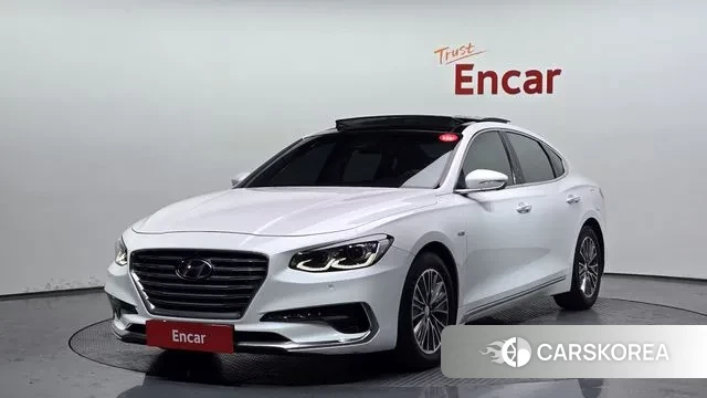 Hyundai Grandeur IG Hybrid 2018 Белый из Кореи